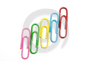 Colored paper clip