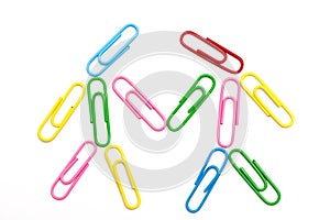 Colored paper clip