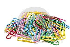 Colored paper clip