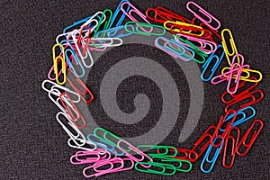 Colored paper clips