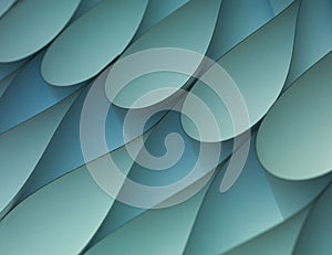 Colored paper droples