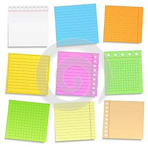 Colored Paper Notes