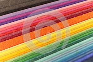 Colored Paper Sheets Pile