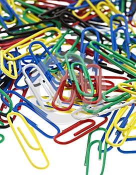 Colored paperclips