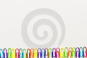 Colored paperclips