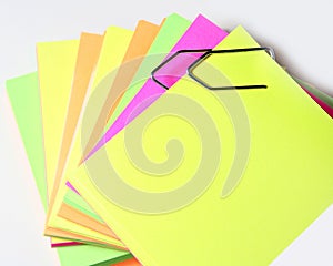 Colored papers