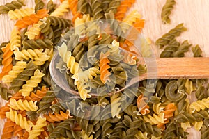 Colored pasta