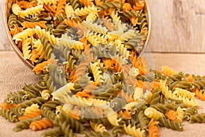 Colored pasta