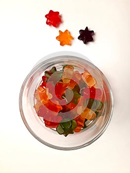 Colored pastel stars