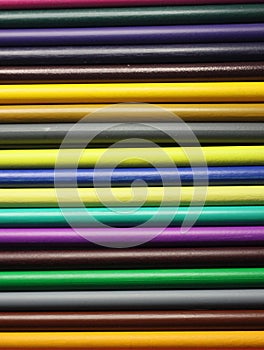 colored pencil blue green yellow many wood drawing photo