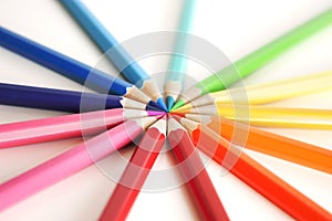 Colored Pencil Circle