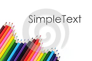 Colored pencil template