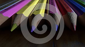 Colorful Pencil Close-up