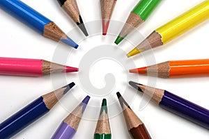 Colored pencils photo