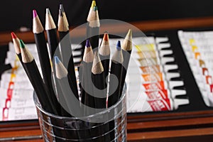 Colored pencils