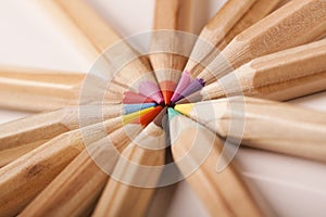 Colored Pencils Abstract! Circle