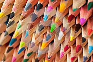 Colored pencils are indispensable educational and game tools for children and students.