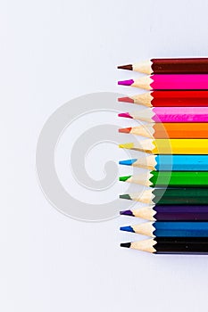 Colored pencils upright