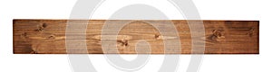 Colored pine wood board plank isolated photo