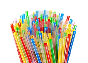 Colored Plastic Drinking Straws