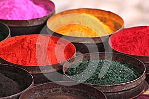 Colored powders