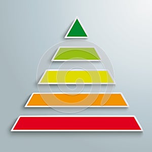 Colored Pyramide Infographic PiAd