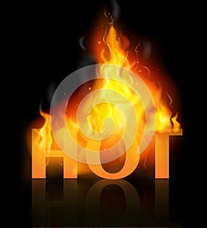 Colored Realistic Fire Flame Composition