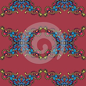 Colored repited pattern in vintage stile