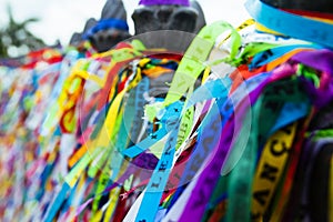 Colored Ribbons in Bahia, Brazil