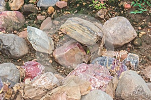 Colored Rocks and Stones