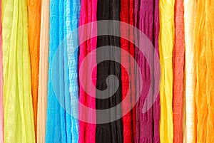 Colored scarfs