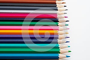 Colored school pencils