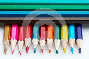 Colored school pencils