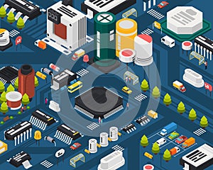 Colored semiconductor electronic components