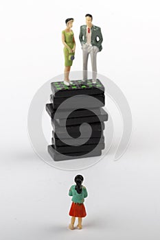 A colored skyscraper