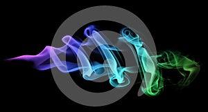 Colored smoke