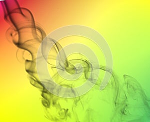 Colored smoke.