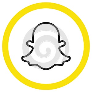 Colored Snapchat logo icon