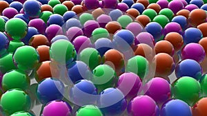 Colored spheres