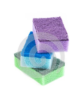 Colored sponges