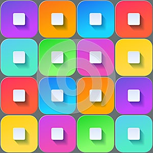 Colored squares. Seamless backfround.