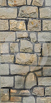 Colored stone rocks texture background, close up