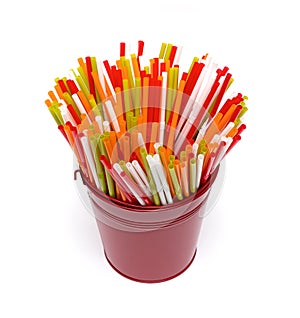 Colored straws