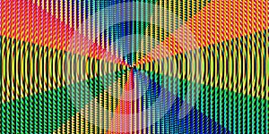 Colored striped circles projector lens background creative. Searchlight screen optical. Lamp flare glow. Fresnel lens pattern.