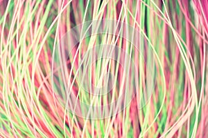 Colored thin wavy threads abstract texture background