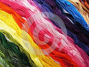 Colored threads