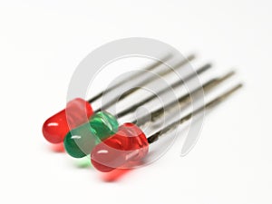 Colored three light-emitting diodes