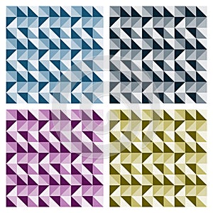 Colored Triangle Patterns