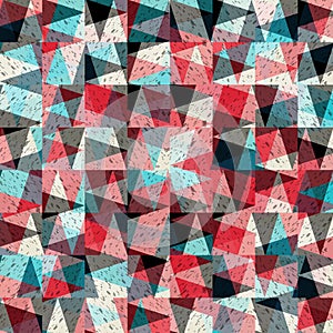 Colored triangles abstract background vector illustration