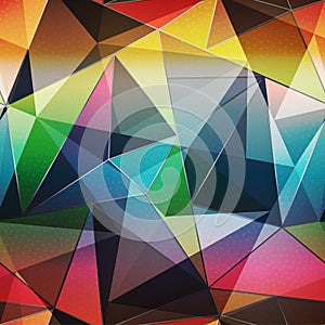 Colored triangles pattern